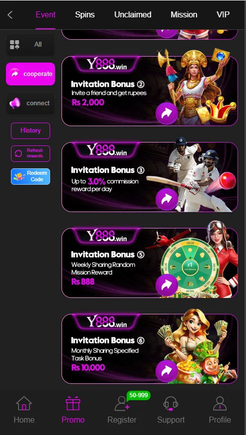 y888 game permotions