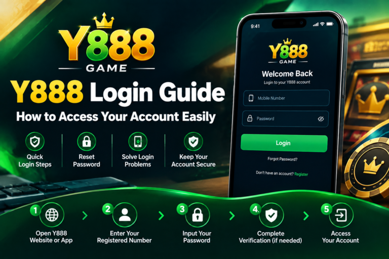 Y888 Login Guide – How to Access Your Account